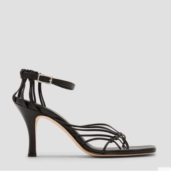 Christopher Esber Black Valletta Strappy Heels. - Picture 4 of 12